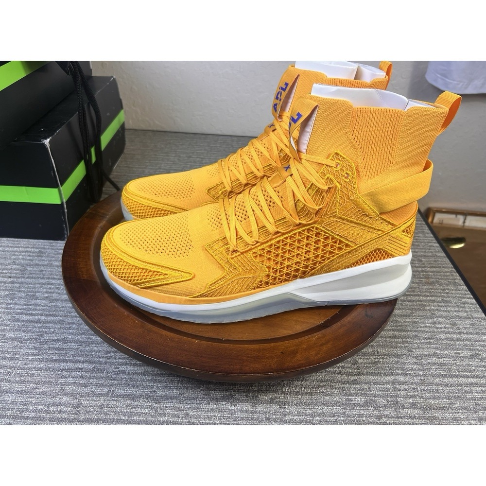 APL Concept X Basketball Shoes Mens 14 Mango Ultraviolet Carbon Fiber - Picture 3 of 8